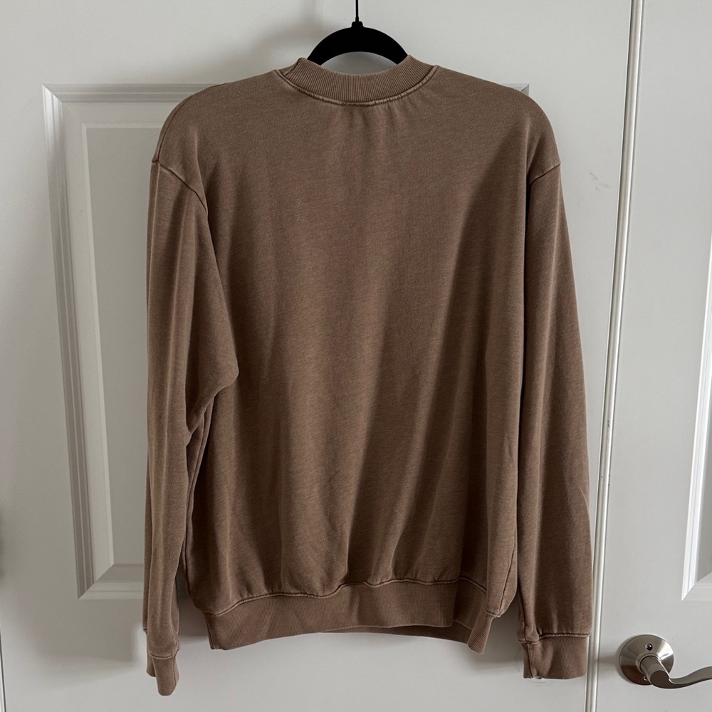 NWOT HRT & LUV Taupe Keep Calm & Cowboy On Sweatshirt - Picture 7 of 7